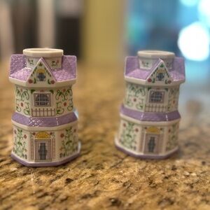 Lenox Village Collection Candlesticks in excellent used condition